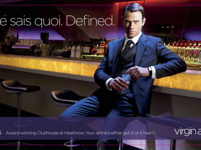 Virgin Atlantic Heathrow Clubhouse Advertising Campaign