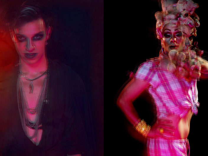 From the unique online exhibition by Tim Bret-Day "ULTRANOCTURNE", this section was know as Roomservice and explored London's Gay nightlife club scene and many of it's many extravagant characters