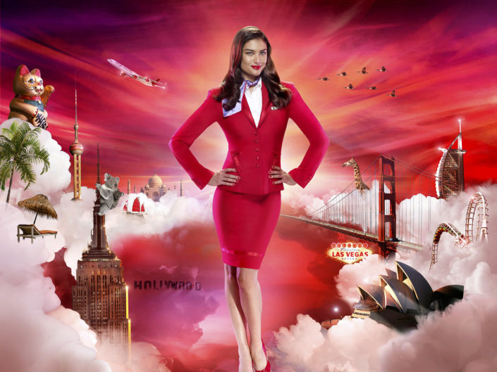 Virgin Atlantic Multi Destination Advertising Campaign