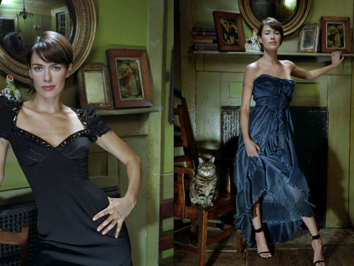 Tim Bret-Day worked with lena heady to create these images for an exclusive editorial piece about the actress